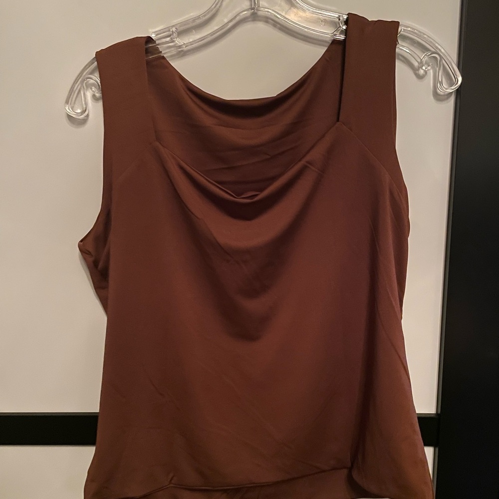 Stretchy Rust Colored Women's Tank Top- Never Worn